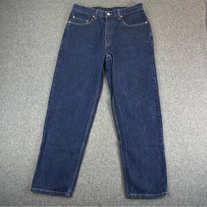 Vtg Y2K Levis 550 Straight Leg Jeans Mens 34x30 Blue Dark Wash Relaxed Fit